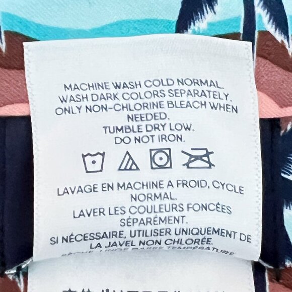 ⭐️⭐️SOLD⭐️⭐️ Men's Lands' End Swim Trunks | Palm Tree Print | Size Large - Picture 13 of 13